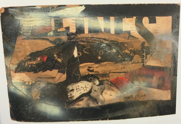 Untitled mixed media collage (1964)