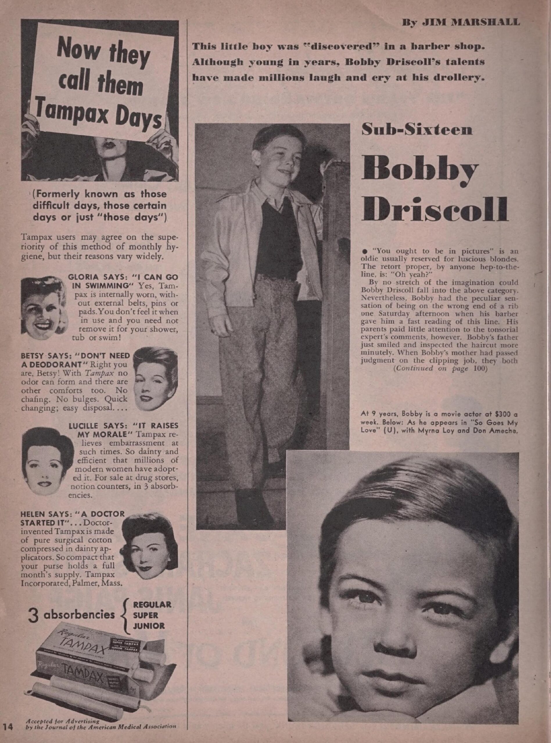 Sub-Sixteen – Bobby Driscoll